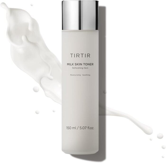 TIRTIR Milk Skin Rice Toner - Deep Moisturizing, Hydrating and Refreshing for face, Niacinamide, Ceramide, Rice Bran Extract, Nature-Oriented Ingredients, Korean Skin Care, Vegan, 150ml / 5.07 fl.oz. - Image 1