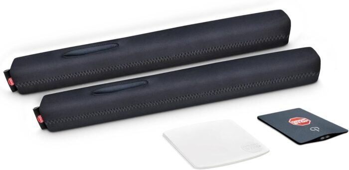 Drop Stop - The Original Patented Car Seat Gap Filler (As Seen On Shark Tank) - Between Seats Console Organizer, Set of 2 and Slide Free Pad and Light - Image 4