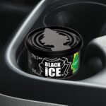LITTLE TREES Car Air Freshener | Fiber Can Provides Long Lasting Scent for Auto or Home | Recycled Fiber | Black Ice, 4 Air Fresheners - Image 7