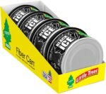 LITTLE TREES Car Air Freshener | Fiber Can Provides Long Lasting Scent for Auto or Home | Recycled Fiber | Black Ice, 4 Air Fresheners - Image 5