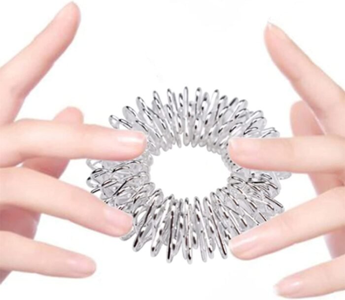5Pcs Multicolor Finger Massage Rings Prickly Sensory Acupressure Ring, Color Professional Processed，Manual Massage Balls，Exercise One's Fingers Health Care Products Health and Household,Massage Tools - Image 4