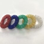 5Pcs Multicolor Finger Massage Rings Prickly Sensory Acupressure Ring, Color Professional Processed，Manual Massage Balls，Exercise One's Fingers Health Care Products Health and Household,Massage Tools - Image 3