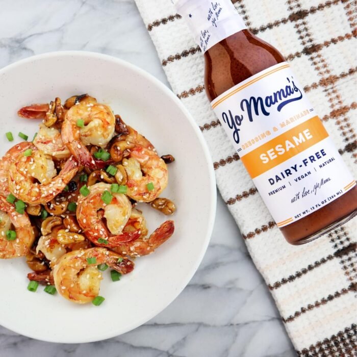 Yo Mama's Foods Gourmet Natural Asian Sesame Dressing and Marinade - Pack of (1) - Large Bottles, Low Carb, Low Sodium, and Vegan! - Image 6