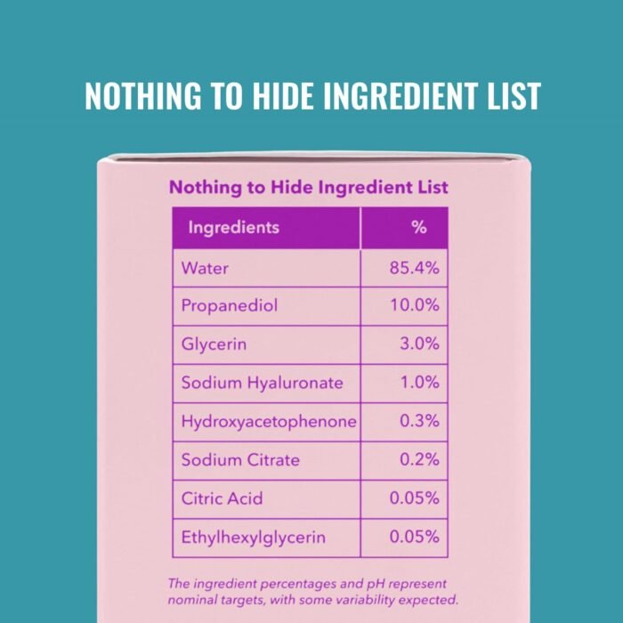 Good Molecules Hyaluronic Acid Serum - 1% Hyaluronic Acid Non-greasy Ultra Hydrating Serum, Facial Moisturizer for Plumper Skin, Skin Care for Face - Image 5
