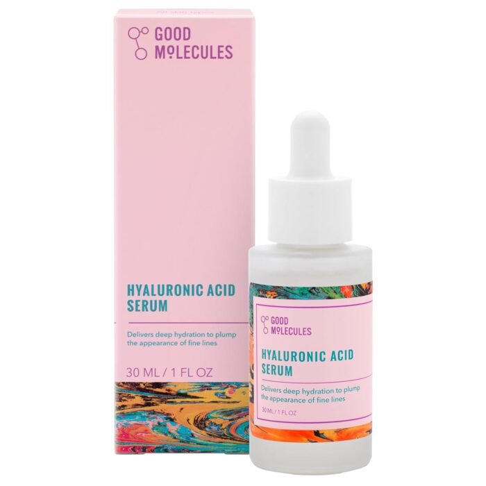 Good Molecules Hyaluronic Acid Serum - 1% Hyaluronic Acid Non-greasy Ultra Hydrating Serum, Facial Moisturizer for Plumper Skin, Skin Care for Face - Image 1