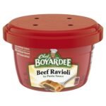 Chef Boyardee Beef Ravioli in Pasta Sauce, Microwave Food, 7.5 OZ Microwaveable Bowl (12 Bowls)