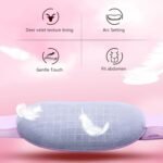 Portable Cordless Heating Pad, Heating Pad for Back Pain with 3 Heat Levels & 3 Vibration Massage Modes, Portable Electric Fast Heating Belly Wrap Belt for Women and Girl(Pink) - Image 3