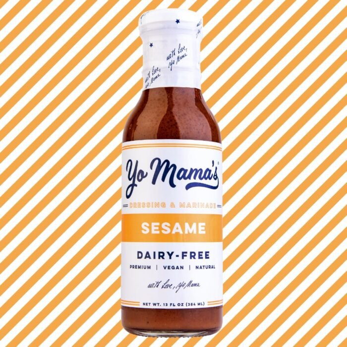Yo Mama's Foods Gourmet Natural Asian Sesame Dressing and Marinade - Pack of (1) - Large Bottles, Low Carb, Low Sodium, and Vegan! - Image 3