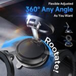 Car Phone Holder for Magsafe [78+LBS Strongest Suction & 2400gf Magnetic] 360° Adjustable Car Phone Mount, Phone Holders for Your Car for iPhone 17 Pro Max 16 15 14 13 12 Air Plus (Carbon Fiber) - Image 4
