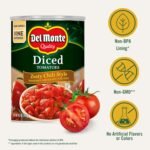 Del Monte Canned Diced Tomatoes Zesty Chili Style, 14.5 Ounce - Image 4