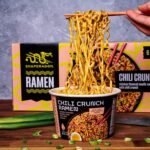 Snapdragon Chili Crunch Ramen Cup Noodles - 6 Pack Instant Ramen Bowl with Authentic Wheat Noodles, Soup Sauce Base, Vege Pack and Chili Crunch Oil. Microwave or Hot Water, Easy Meal Prep (4.23oz x 6) - Image 5