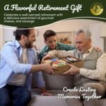 Gift Basket Village Cheese And Sausage Gift for Retirement - Gourmet Gift Baskets for Adults, Summer Sausage, Swiss Cheese, Salami, Cheddar, & Specialty Food Gifts, Ideal for Corporate & Company Event - Image 6
