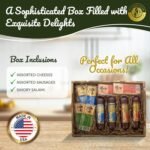 Gift Basket Village Cheese And Sausage Gift for Retirement - Gourmet Gift Baskets for Adults, Summer Sausage, Swiss Cheese, Salami, Cheddar, & Specialty Food Gifts, Ideal for Corporate & Company Event - Image 3