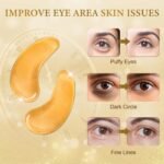 CHMI 30 Pairs Lip Masks & Eye Masks - 24K Gold Eye Patches for Puffy Eyes, Dark Circles, EyeBags and Wrinkles, Collagen Skin Care Products, Beauty & Personal Care. - Image 5