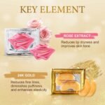 CHMI 30 Pairs Lip Masks & Eye Masks - 24K Gold Eye Patches for Puffy Eyes, Dark Circles, EyeBags and Wrinkles, Collagen Skin Care Products, Beauty & Personal Care. - Image 3