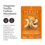 Sahale Snacks Tangerine Vanilla Cashew-Macadamia Glazed Mix, 4 oz Pouches (6 Packs) - Dry-Roasted Deluxe Mixed Nuts with Mangoes & Madagascar Vanilla - Non-GMO, Kosher, & Certified Gluten-Free Snacks - Image 2
