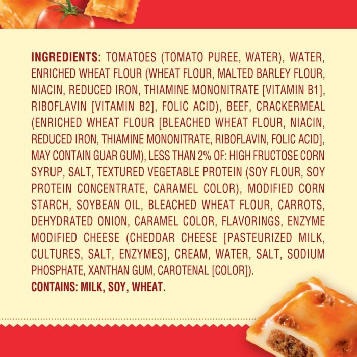 Chef Boyardee Beef Ravioli in Pasta Sauce, Microwave Food, 7.5 OZ Microwaveable Bowl (12 Bowls) - Image 3