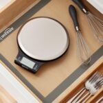 Amazon Basics Digital Kitchen Scale with LCD Display, Batteries Included, Weighs up to 11 pounds, Black and Stainless Steel - Image 7